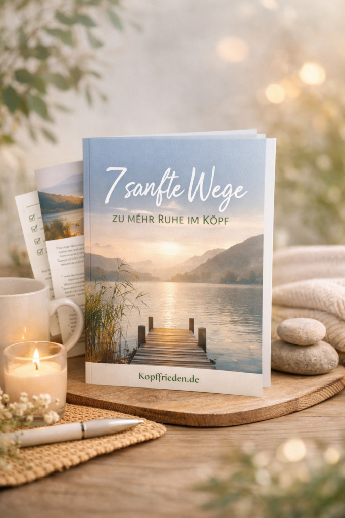 Kopffrieden, hier eine sanfte Anleitung zu mehr Ruhe im Kopf